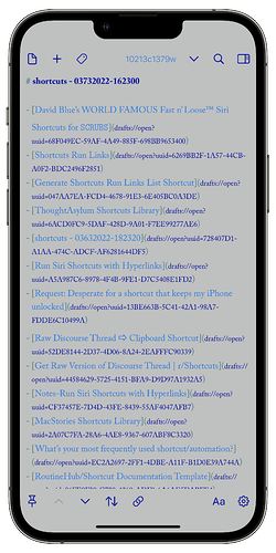 Shortcuts Tag Index