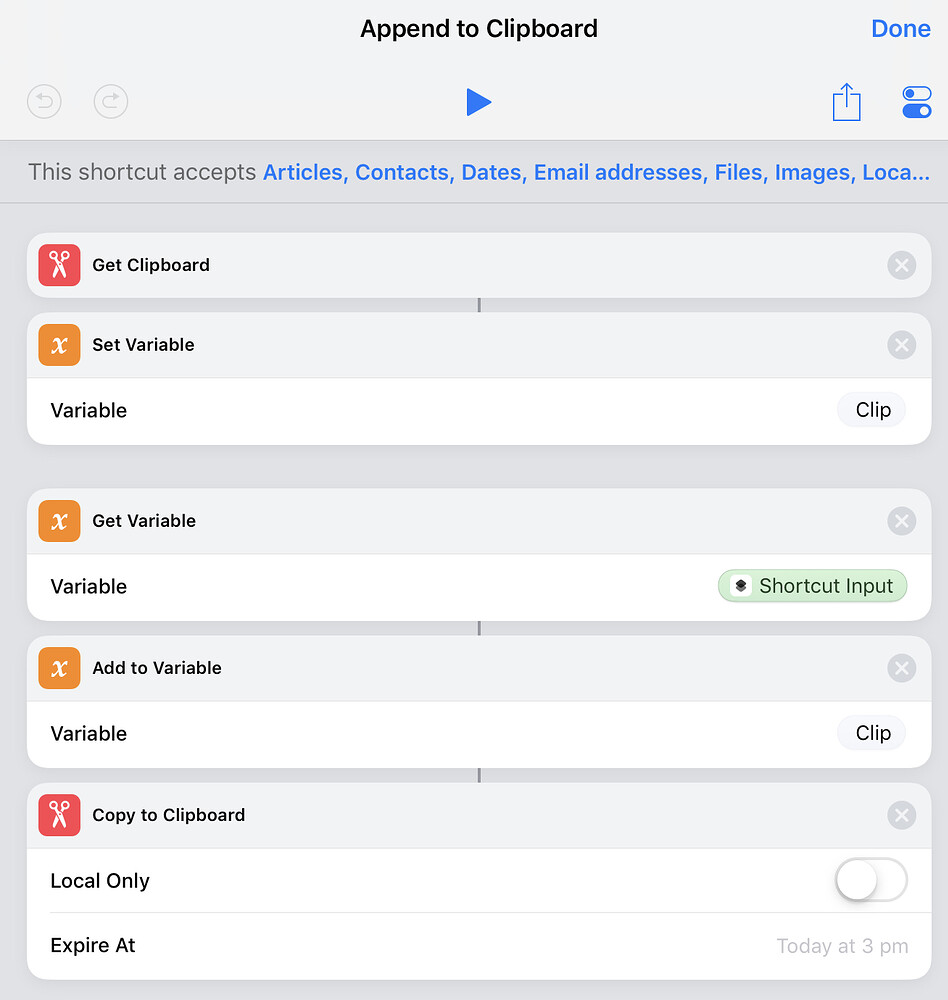 ClipboardActions download the last version for iphone