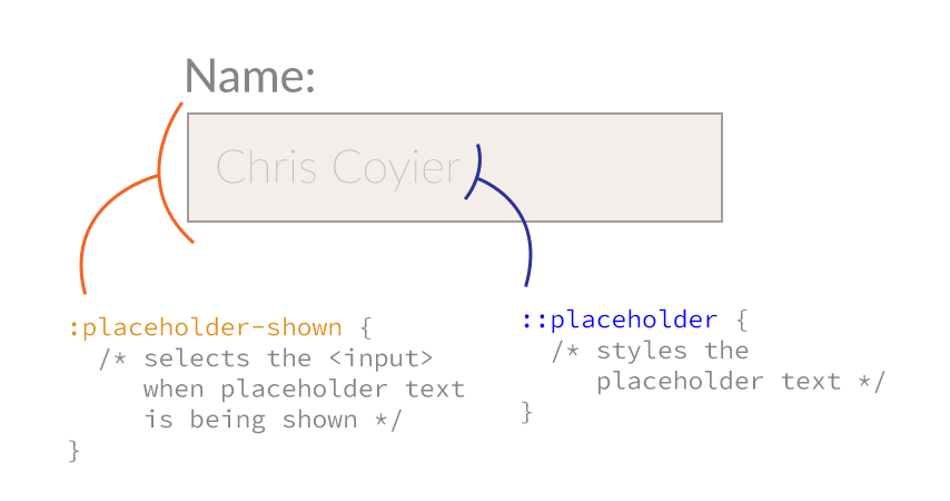 input placeholder color html