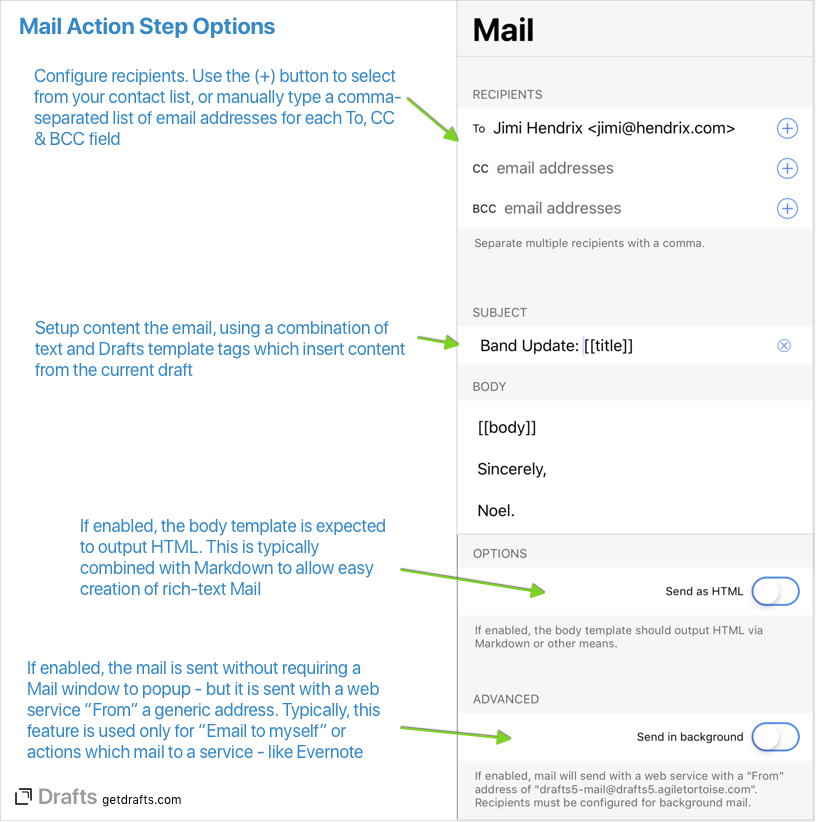 Using iOS Workflow To Send Quick Email Messages